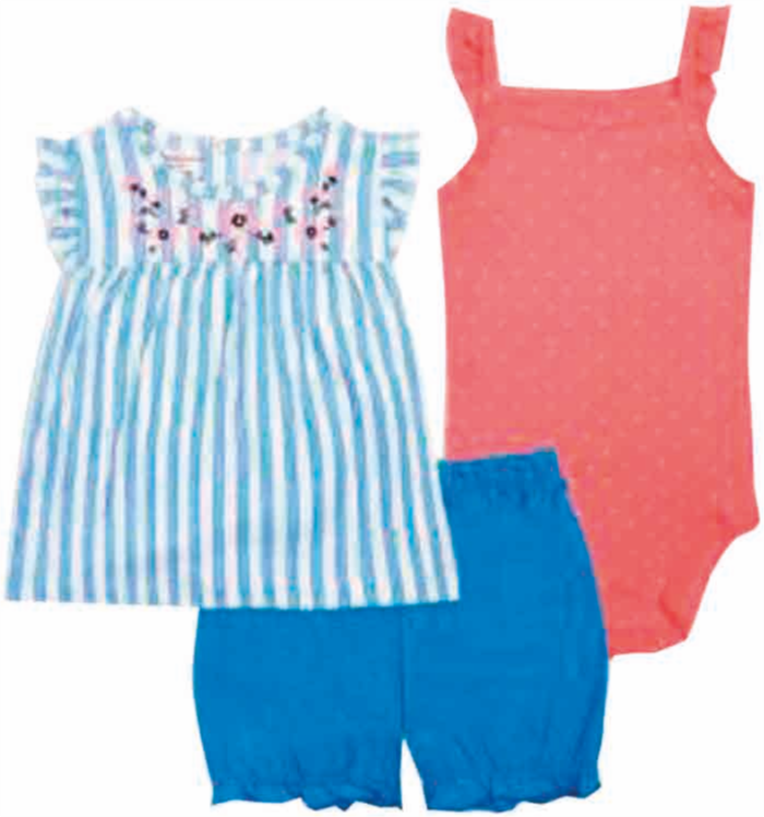 Conjunto Niña Rayas