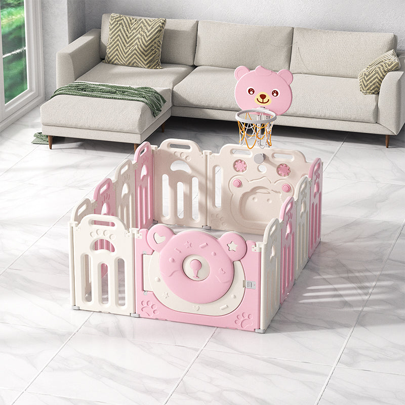 Corral para bebé plegable 123x163cm | Diseño Osito