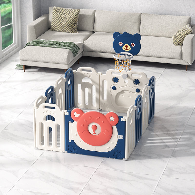 Corral para bebé plegable 123x163cm | Diseño Osito
