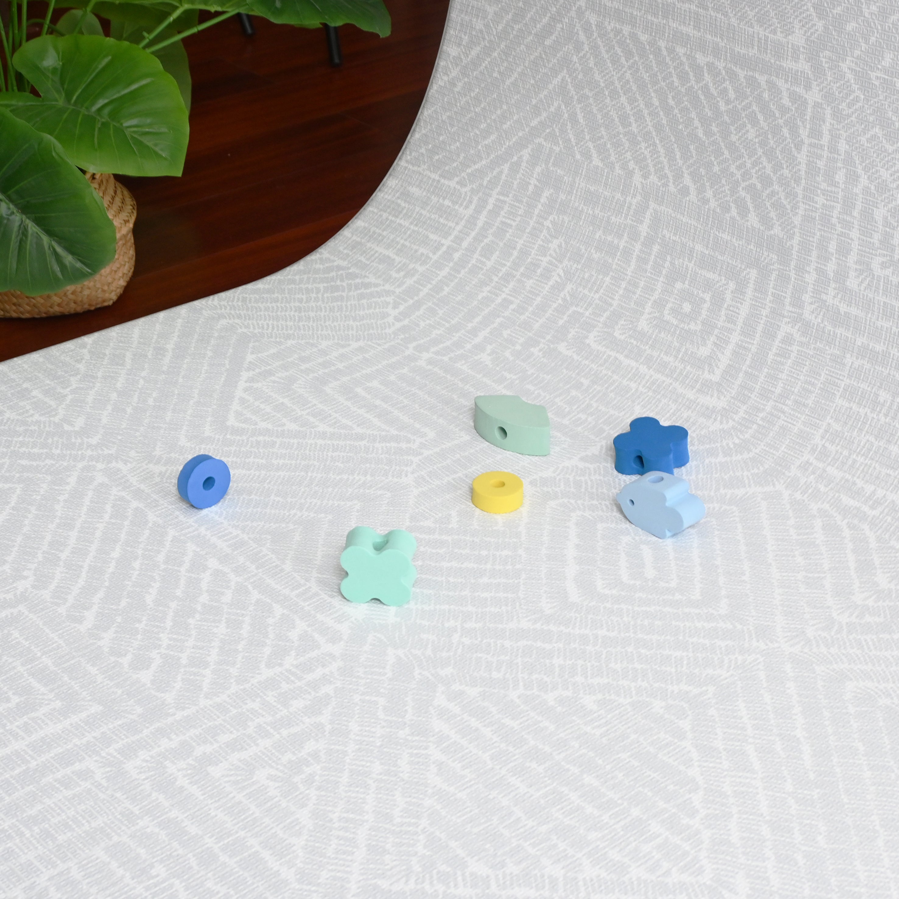 Aqua (15mm) - On Roll Premium 140x200cm