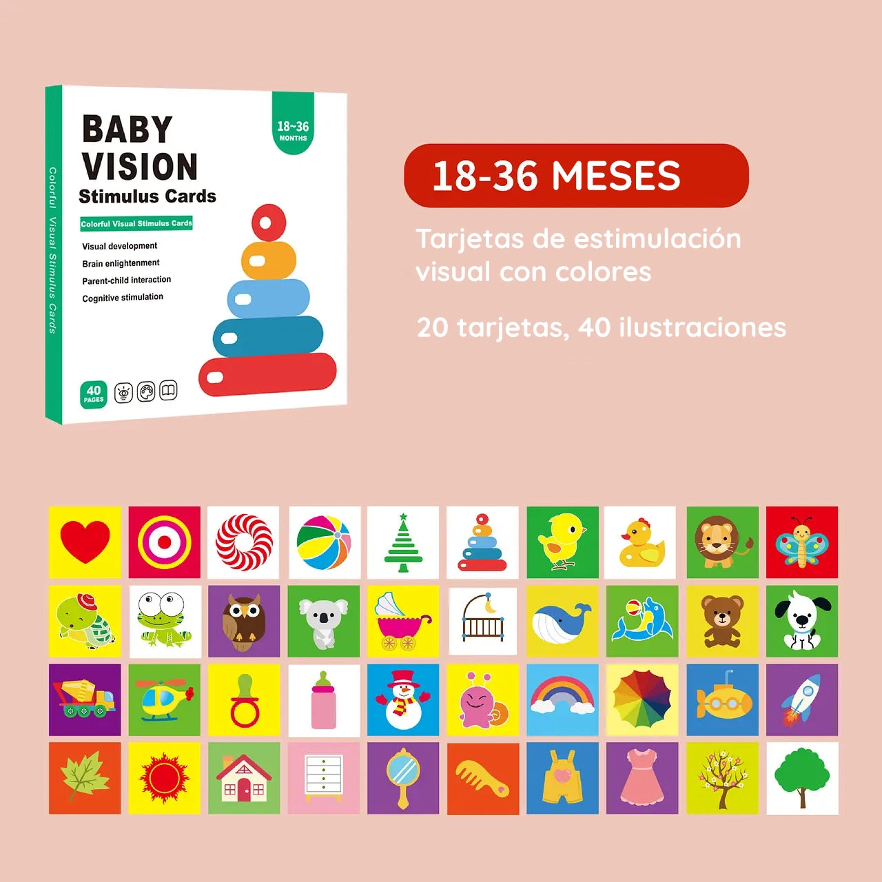 Tarjetas de estímulación etapas