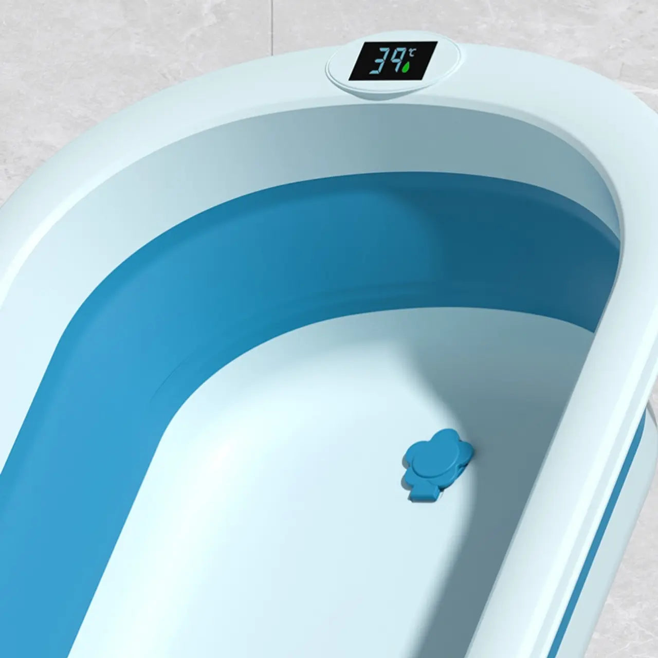 Tina Bebé Plegable con Termómetro