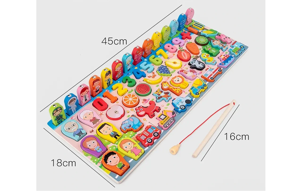 Tablero Madera Oficios y Animales