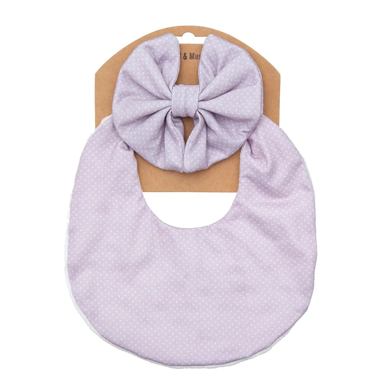 Set babero con cintillo plush (Aleatorio)