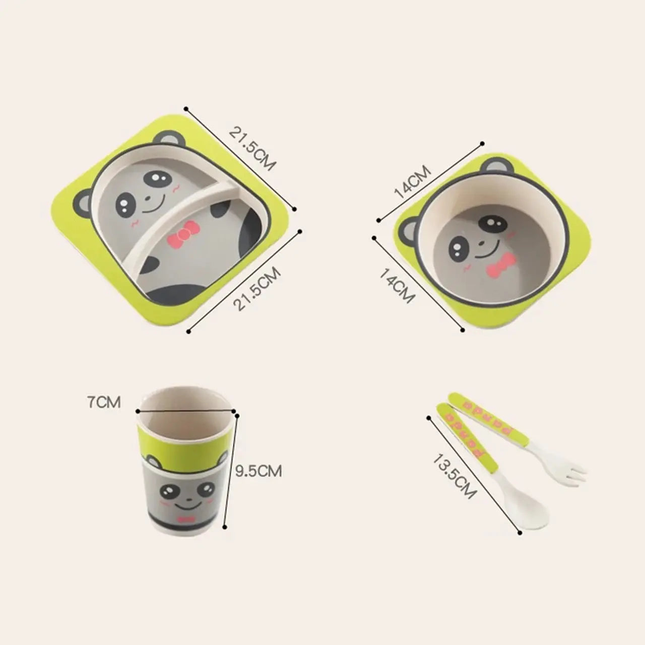 Set Alimentación Bamboo 4 en 1