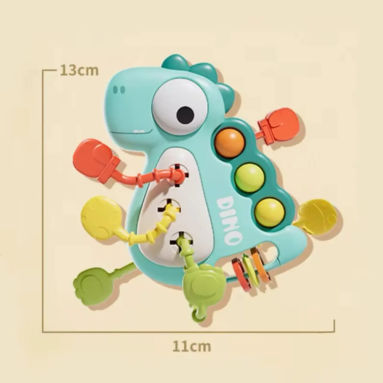 Sonajero Mordedor diseño Dino