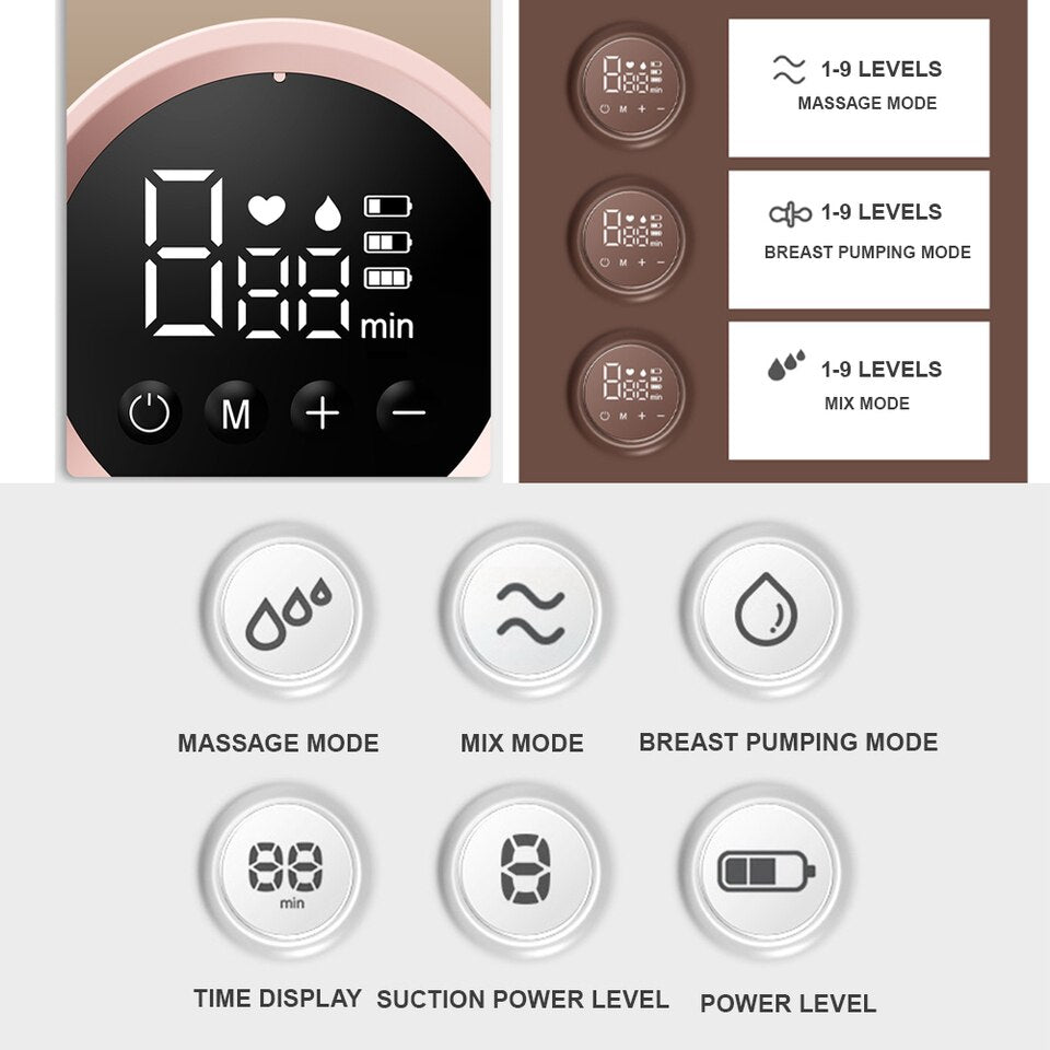 Extractor de leche electrico doble