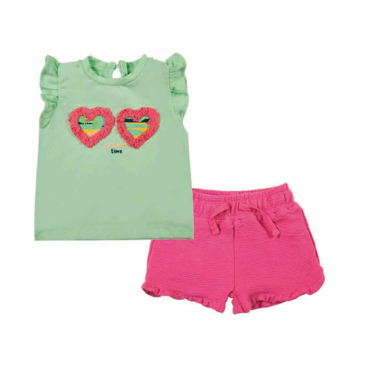 Short y Polera Lentes Niña