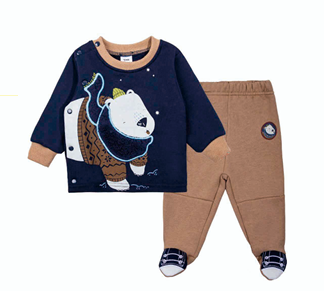 Conjunto bebito oso polar