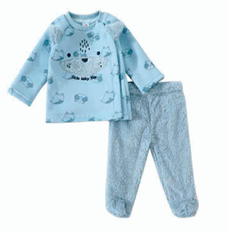 Conjunto bebito cute baby fox afranelado