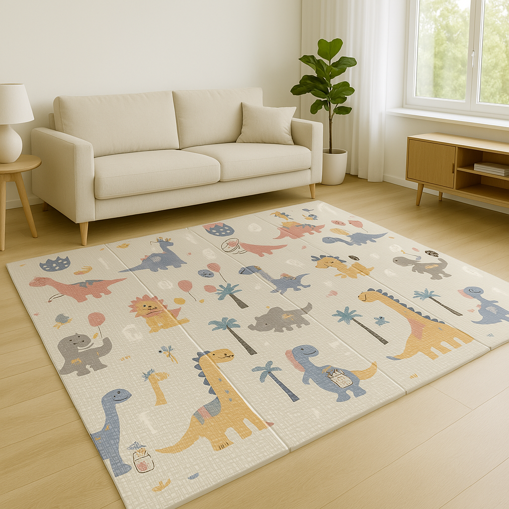 Dino Fest - Playmat bebé plegable antigolpes
