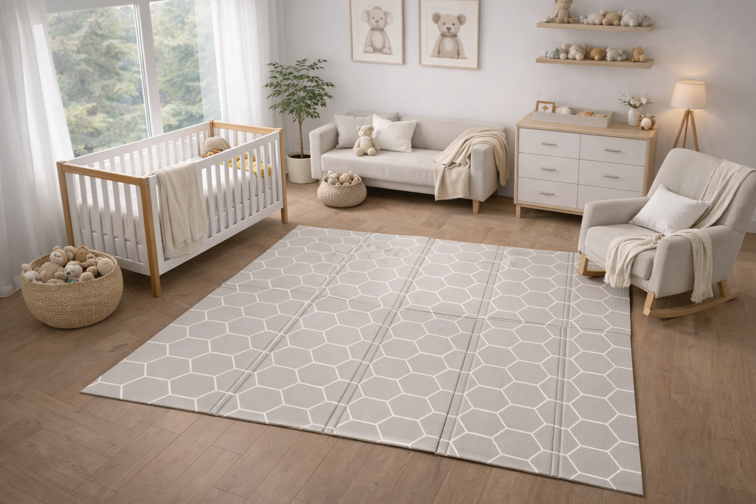 Dino Fest (10mm grosor) - Plegable 180x200cm