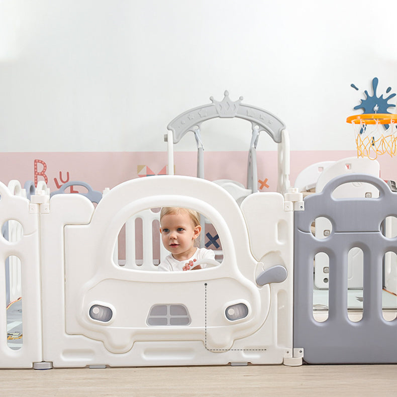 Corral infantil plegable + Pizarra 180x200cm | Diseño autito