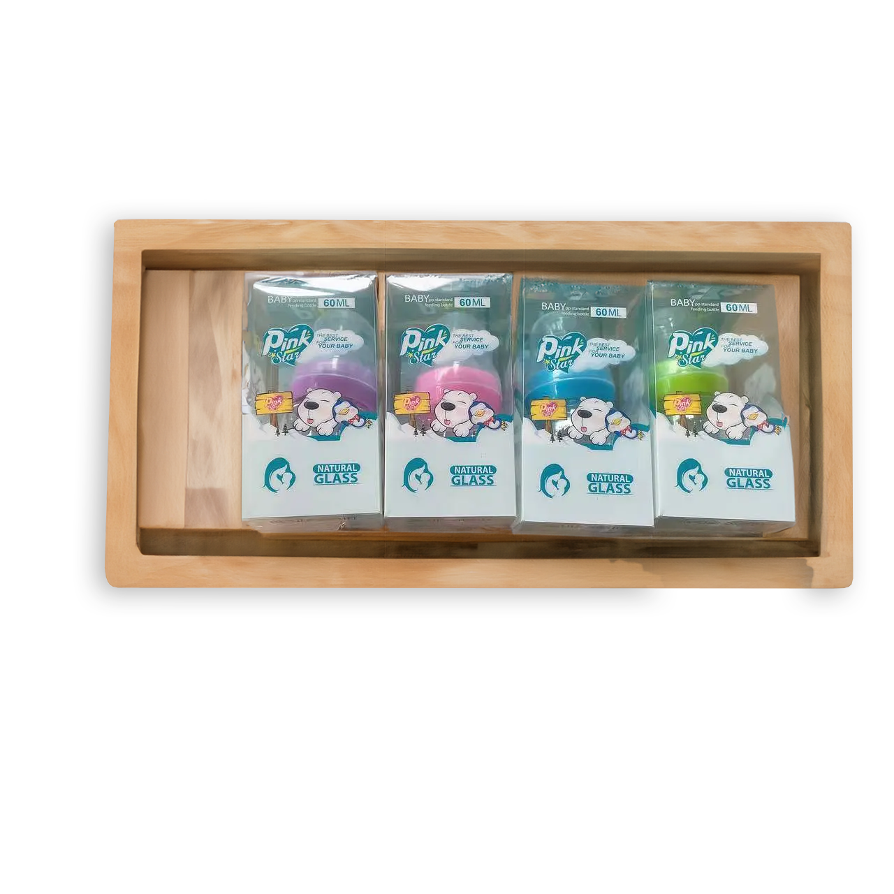 MAMADERA VIDRIO 60 ML 0+