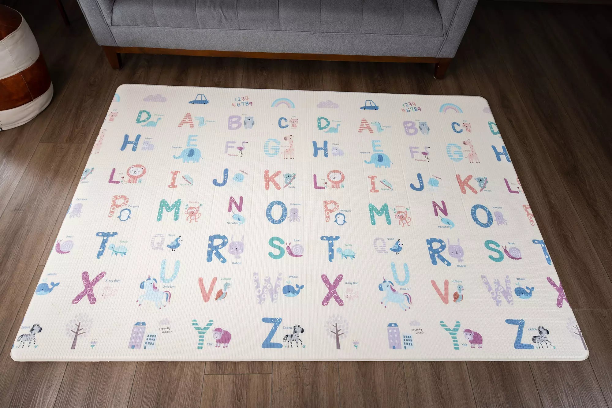 Alfombra antigolpes en rollo para bebes y niños pequeños, alfombra gruesa de 20mm de grosor, alfombra minimalista para bebe, alfombra infantil