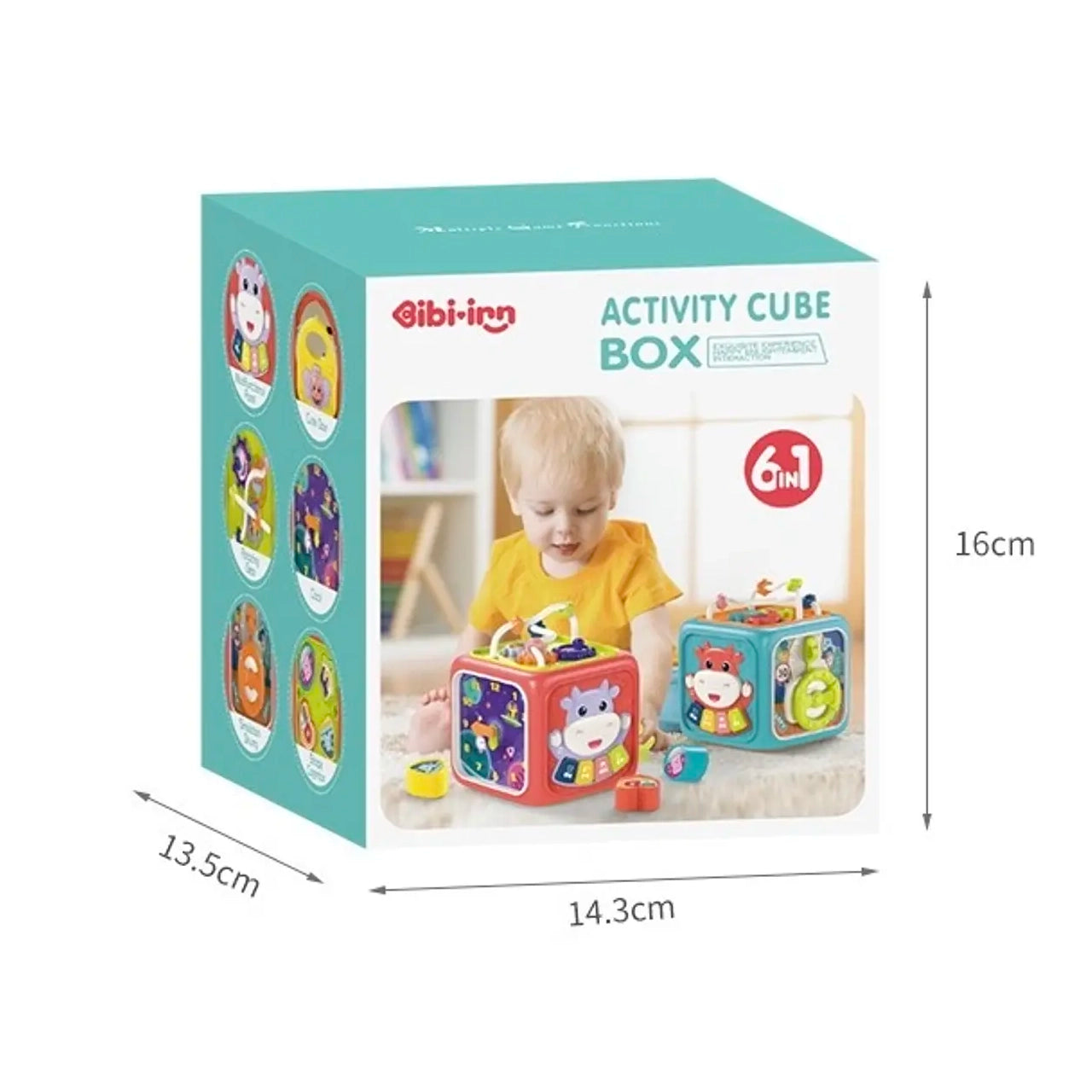 Cubo estimulación con música