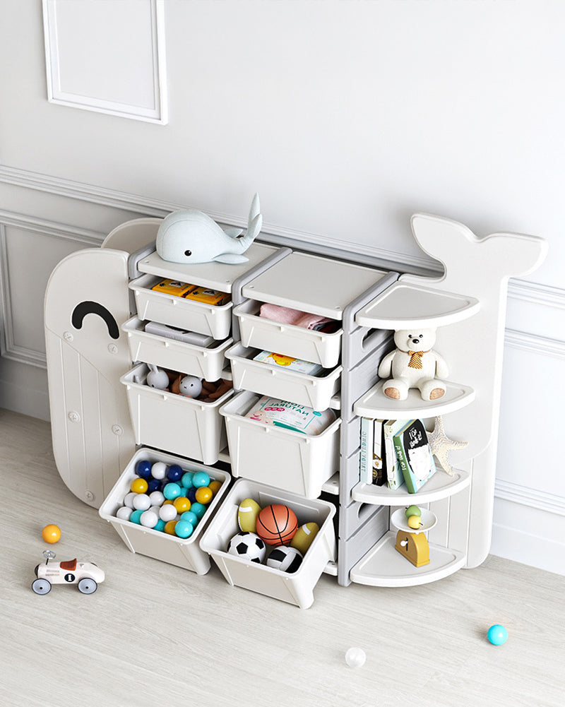 Organizador de juguetes diseño ballena
