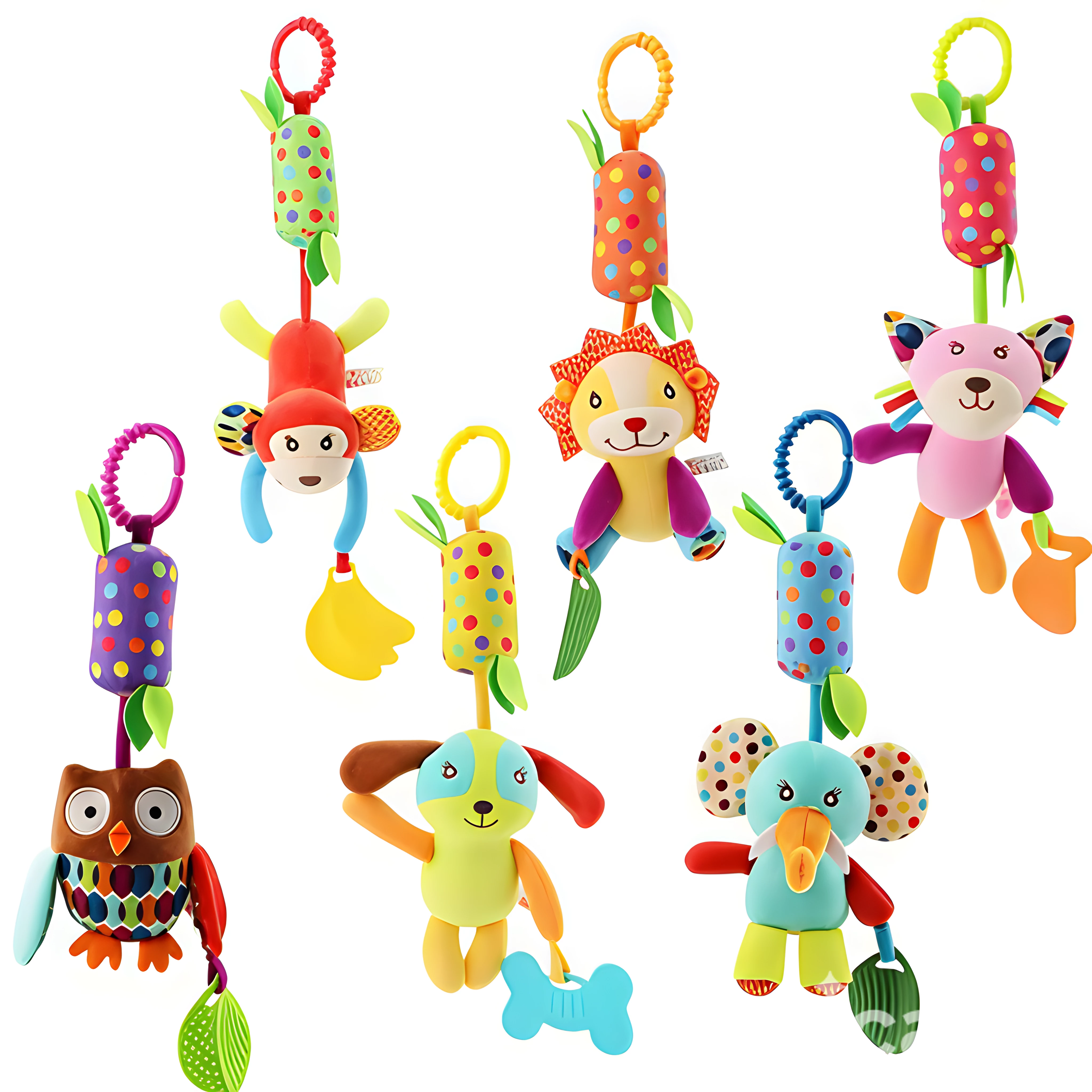 Peluche sonajero animalitos (aleatorio)