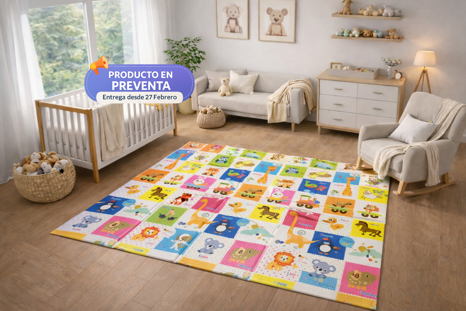 Tiger - Alfombra para bebé 20mm (Preventa)