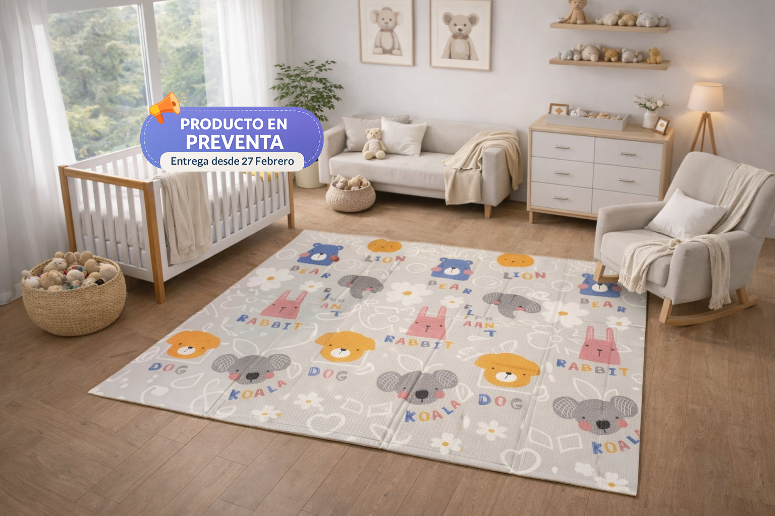 Globito - Alfombra para bebé 20mm (Preventa)