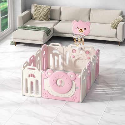 Corral para bebé plegable 123x163cm | Diseño Osito