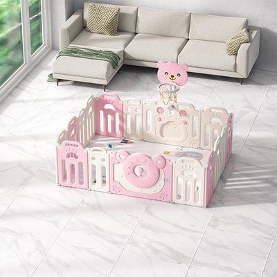 Corral para bebé plegable 150x180cm | Diseño Osito