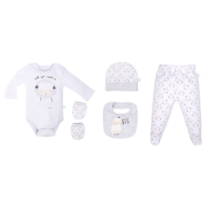 Set regalo Bambino 5 piezas unisex 0 a 3 meses