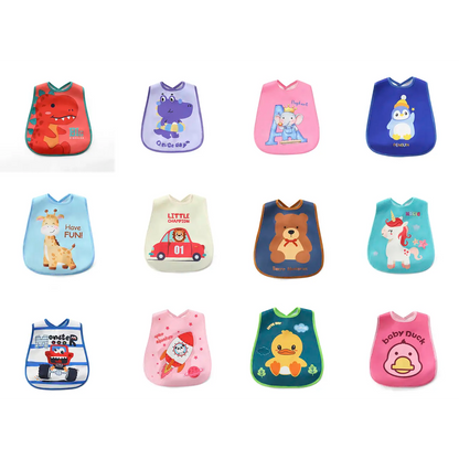 Babero Colorido con bandeja