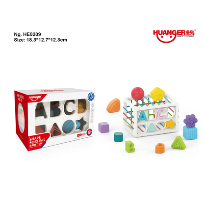 Cubo destreza elasticado ABC