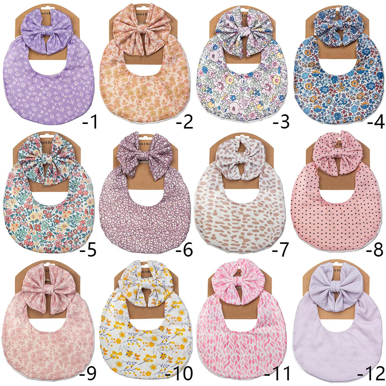 Set babero con cintillo plush (Aleatorio)