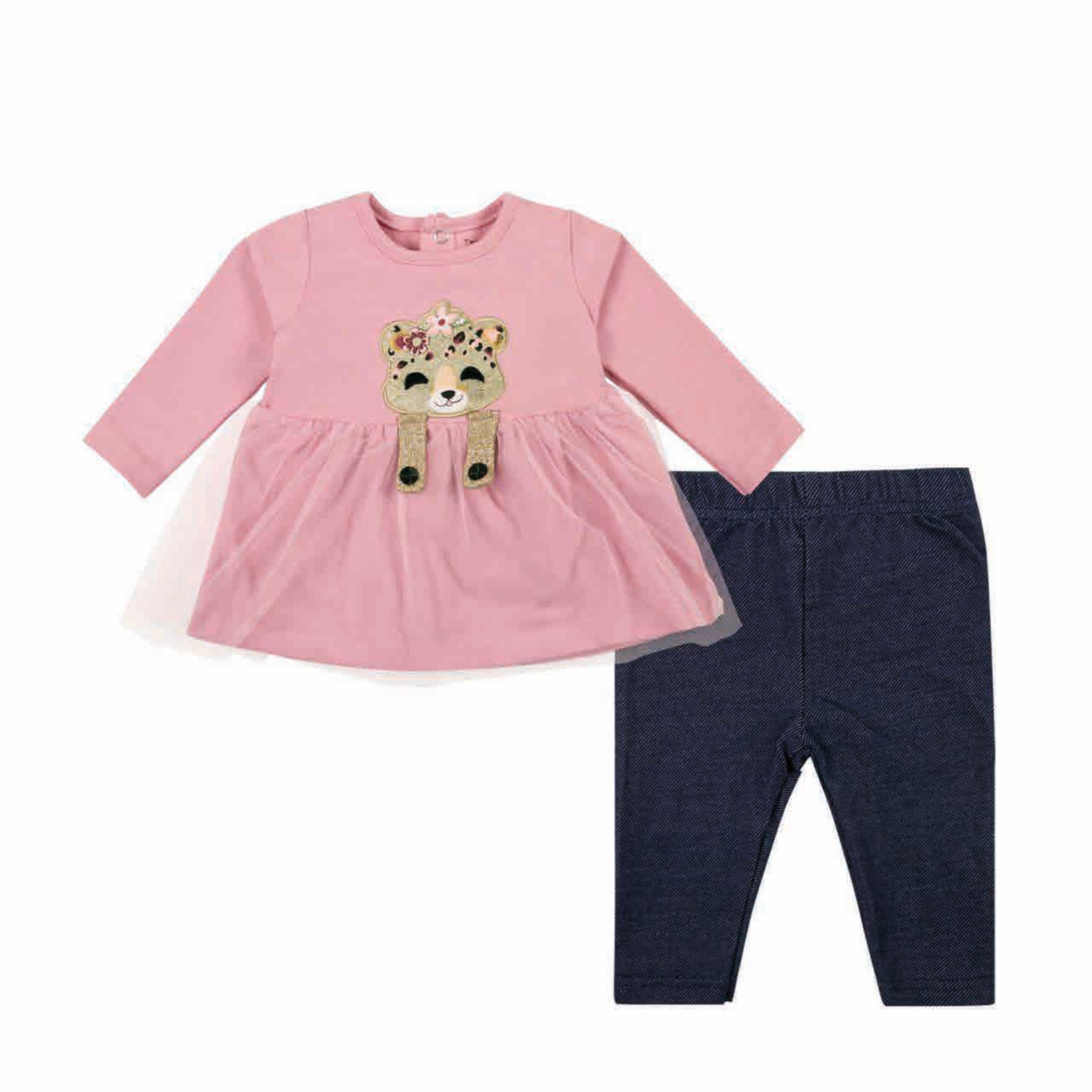 Set Polera y Calza Rosa
