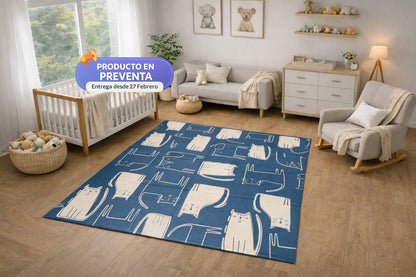 Gatitos - Alfombra para bebé 10mm (Preventa)