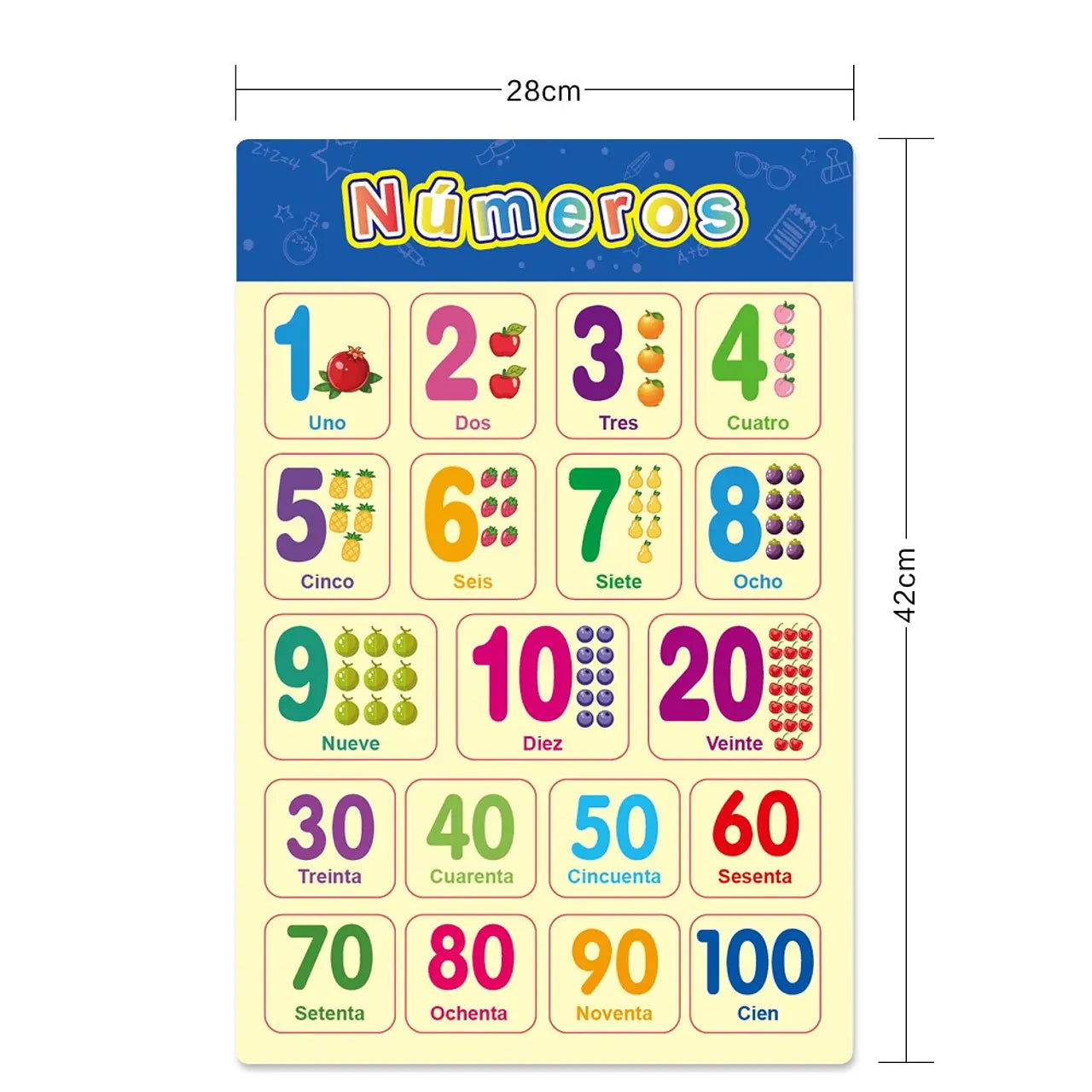Set 16 Póster de Aprendizaje  Niños