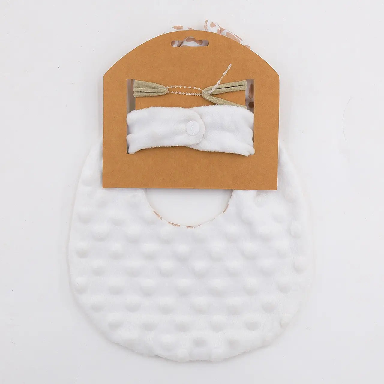 Set babero con cintillo plush (Aleatorio)