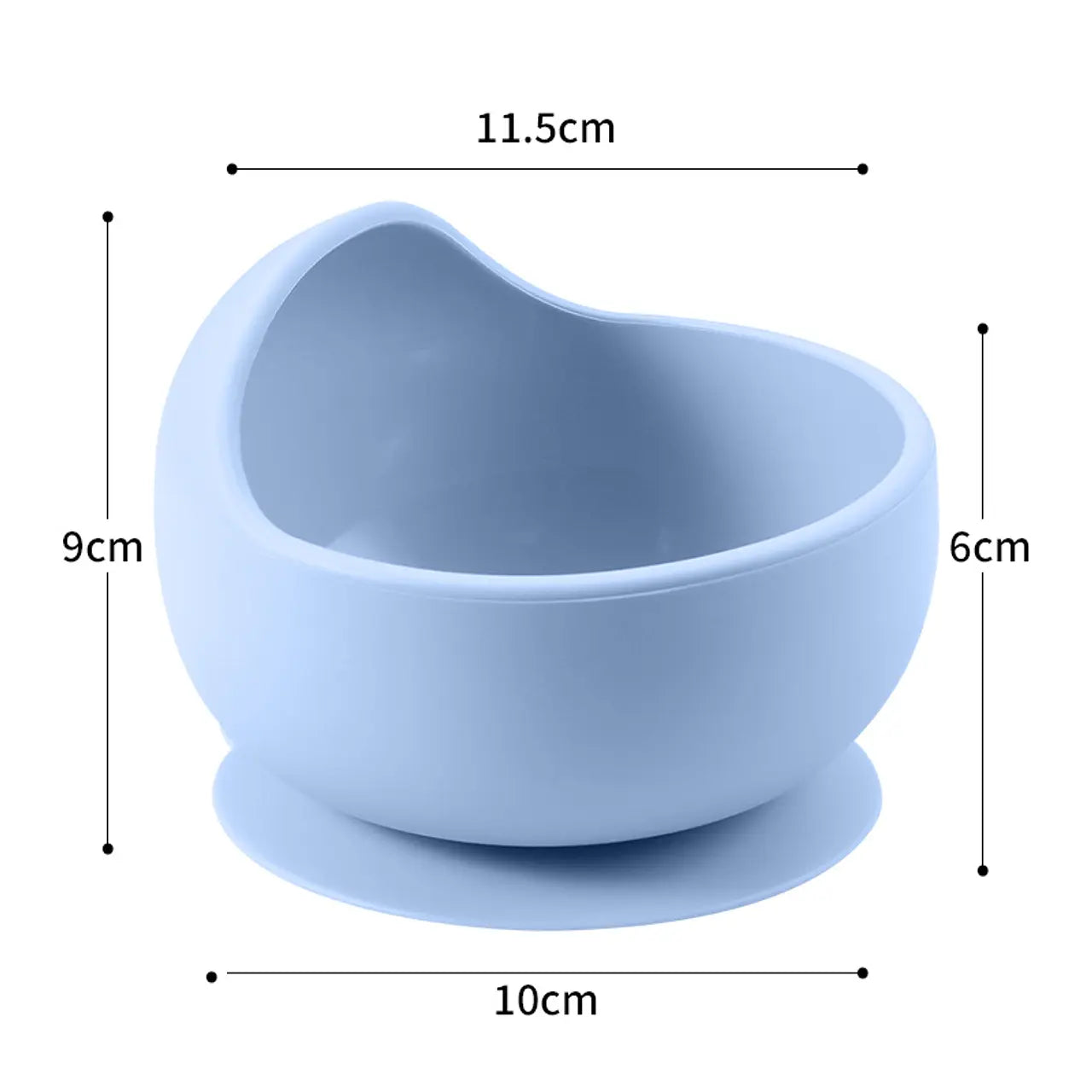 Pote Silicona con ventosa