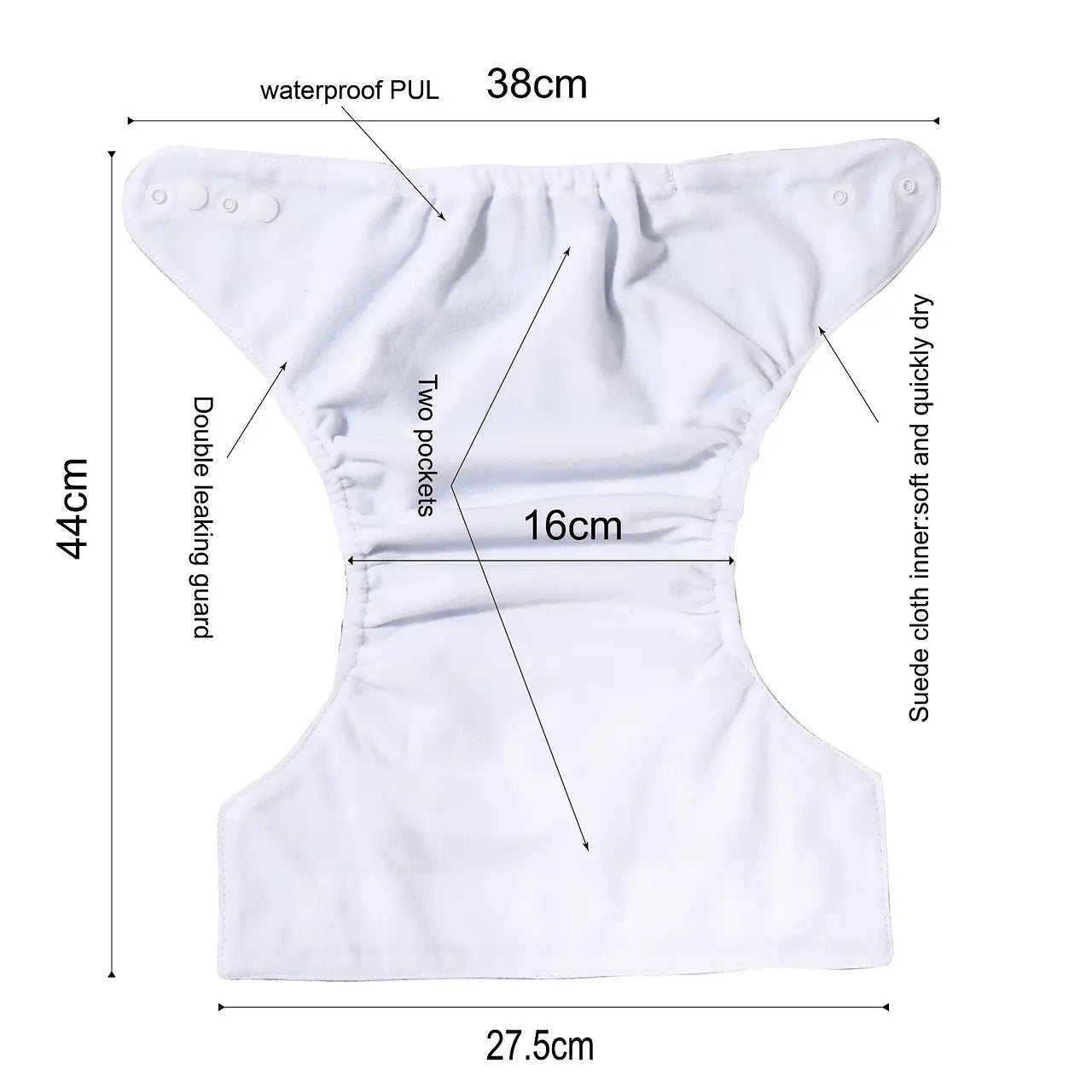 Pañal Reutilizable Ecológico Ajustable