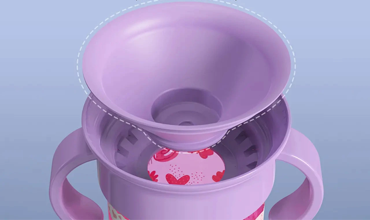 Vaso Antiderrame Animales 360° con asas