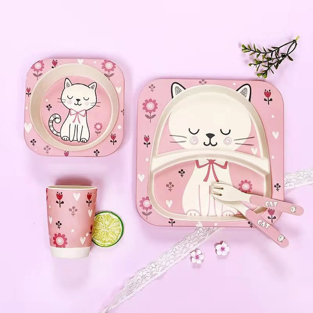Set Alimentación Bamboo 4 en 1