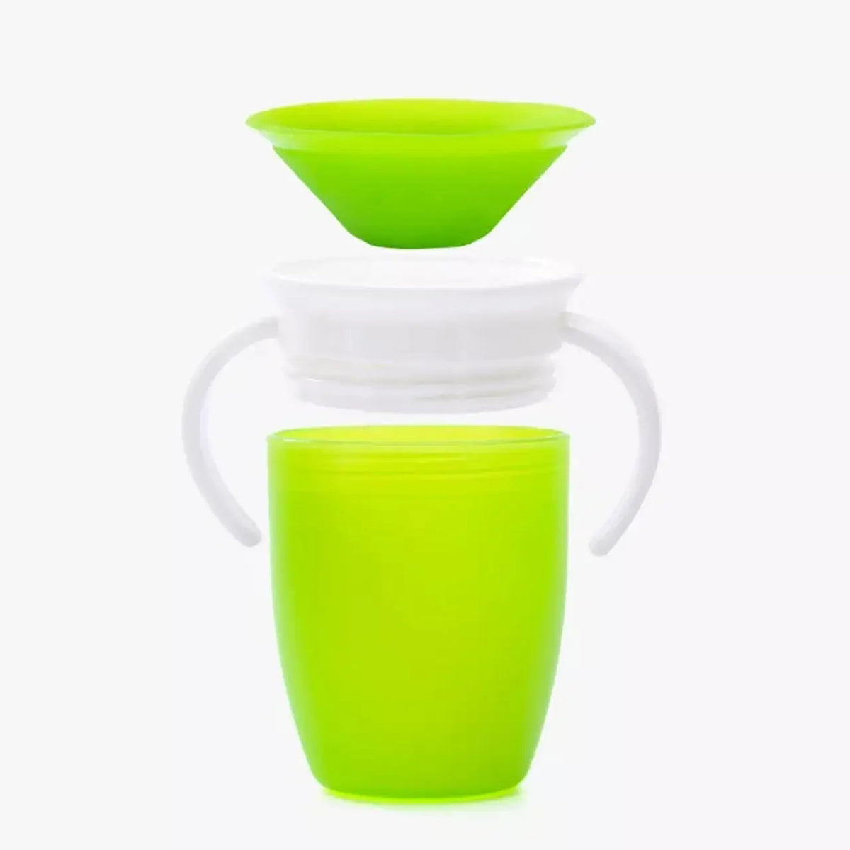 Vaso Antiderrame Liso 360° con Asas - ROSA