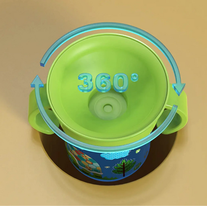Vaso Antiderrame Animales 360° con asas