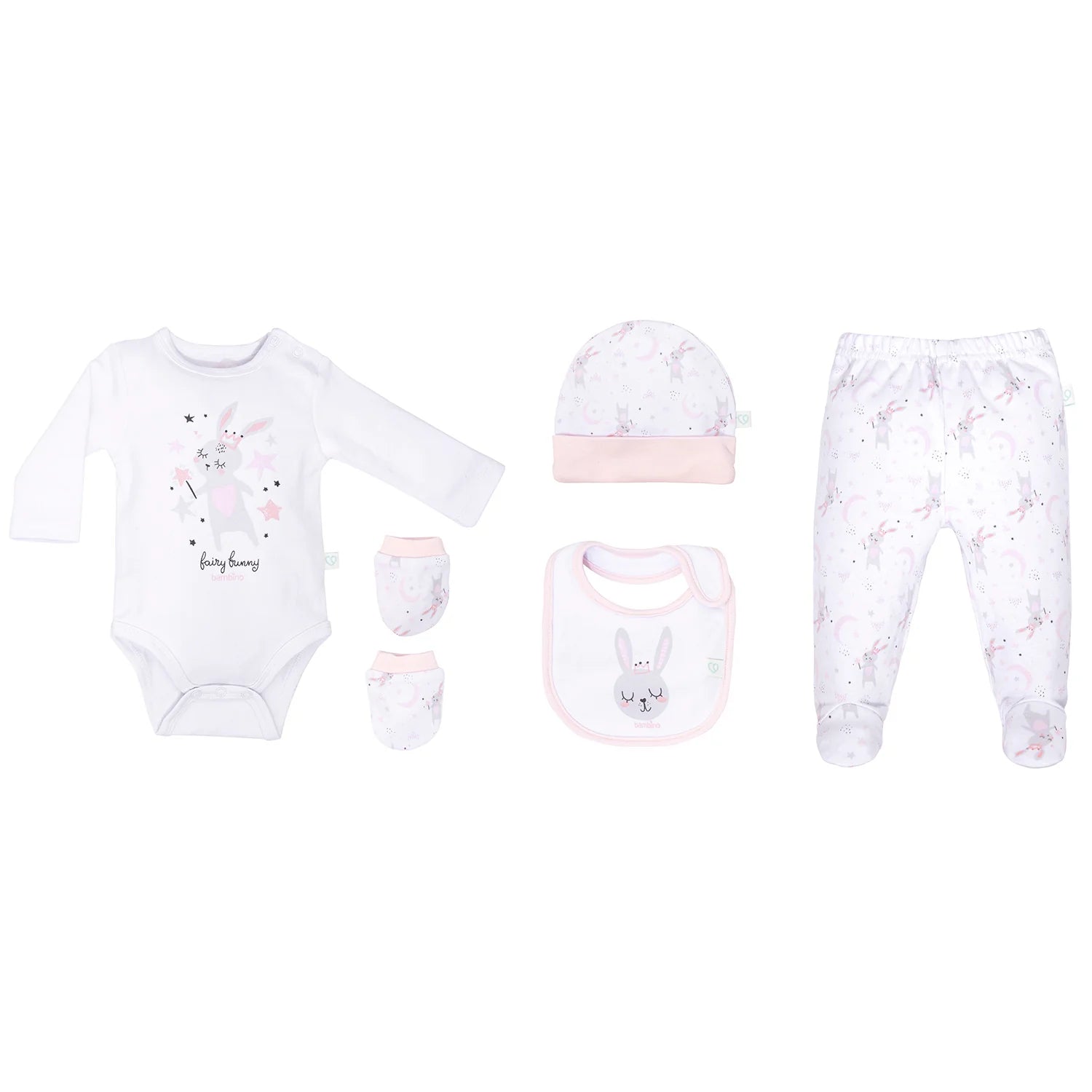 Set regalo Bambino 5 piezas  0 a 3 meses