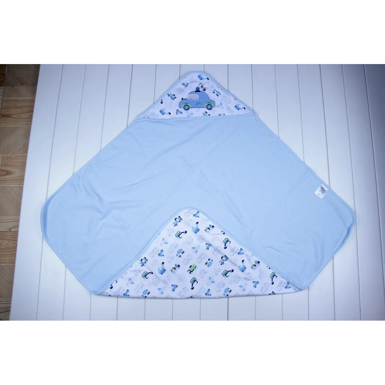 Mantita algodón con capucha