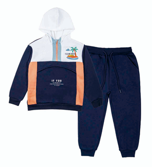 Conjunto buzo niño isla