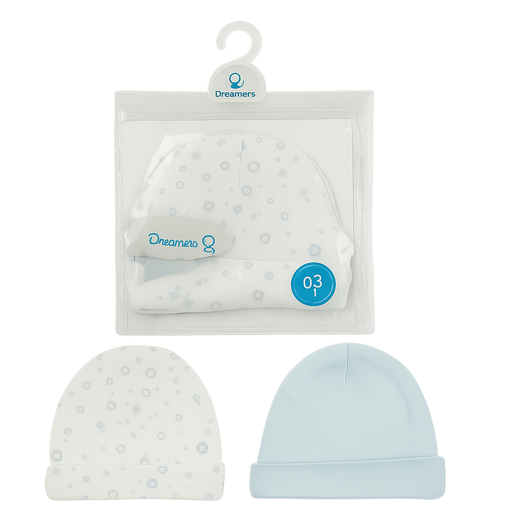 Set 2 Gorritos Algodón Niño