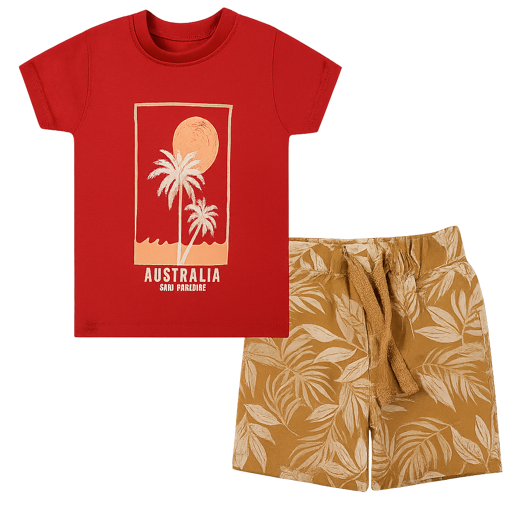 Conjunto Short y Polera Australia