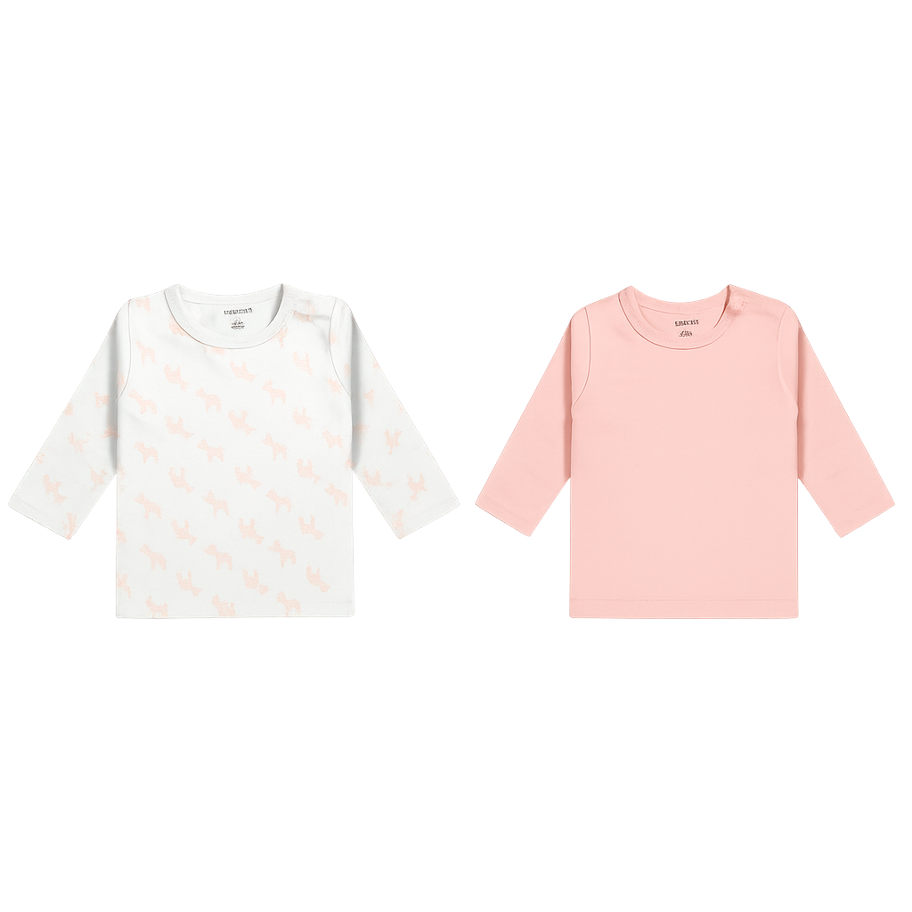 Set 2 Camisetas Manga Larga Niña