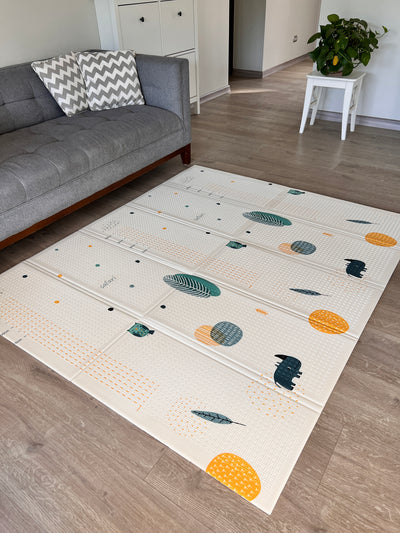 Pack Corral Astronauta con Alfombra plegable 150x180 cm