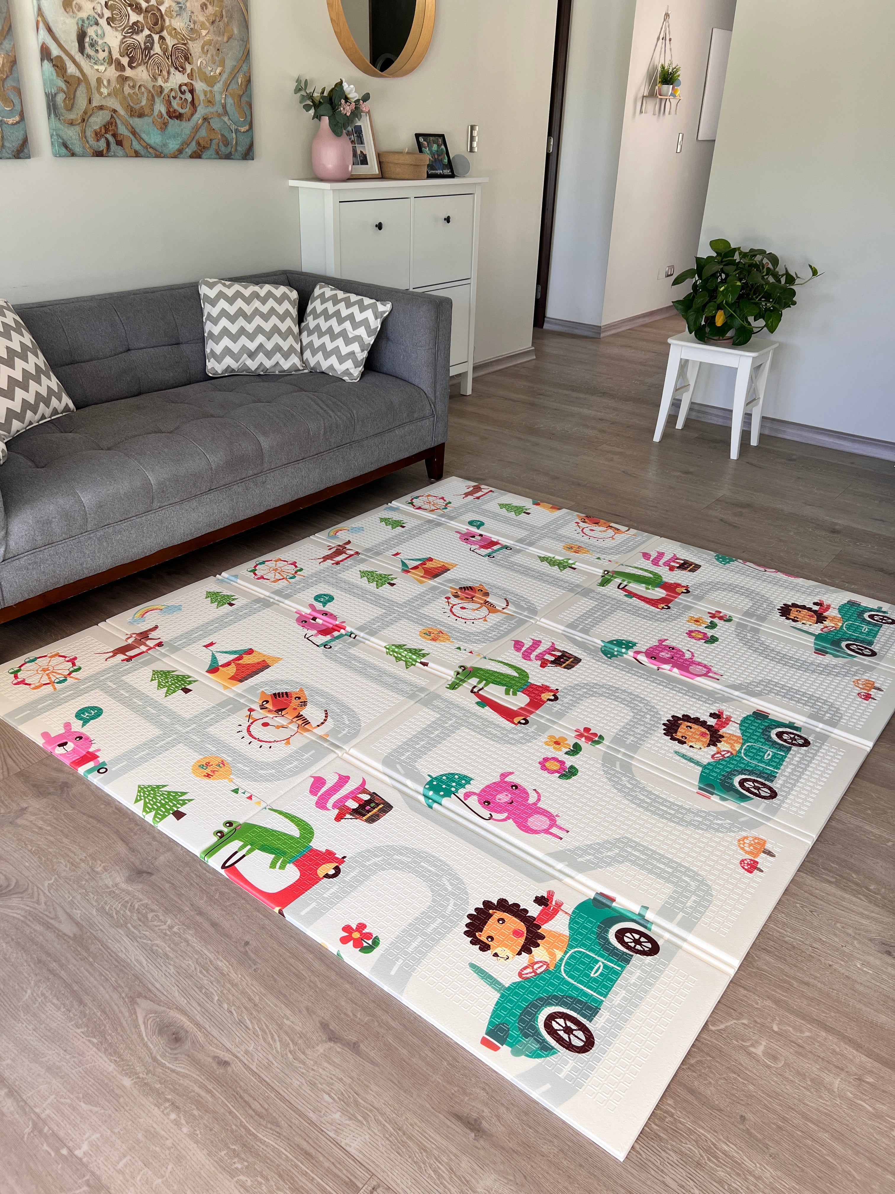 Happy Friends (10mm grosor) - Plegable 180x200cm