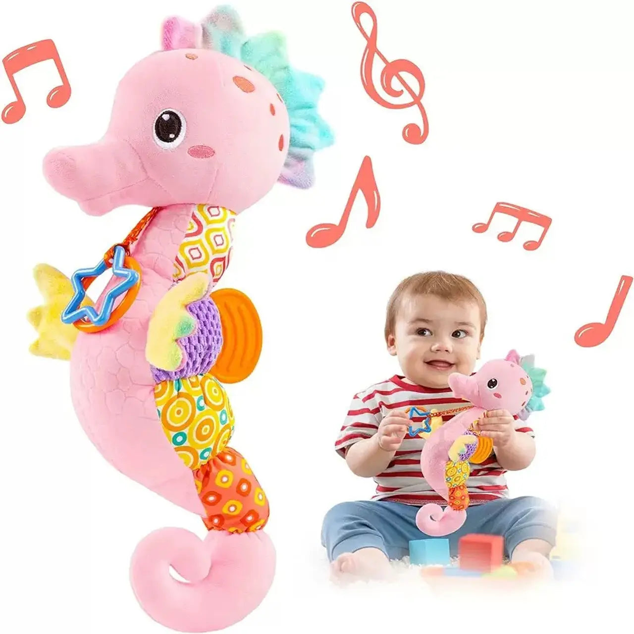 Peluche Caballito de Mar Musical (Aleatorio)