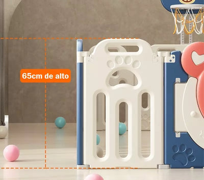 Corral para bebé plegable 150x180cm | Diseño Osito